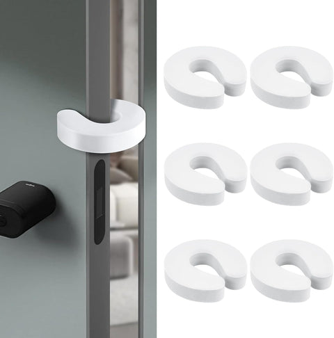 Yixoo 6pz Protector de pellizco para puertas Puertas a prueba de bebés Espuma extra suave, Diseño elegante, Seguridad para niños, Protectores de dedos de seguridad para bebés