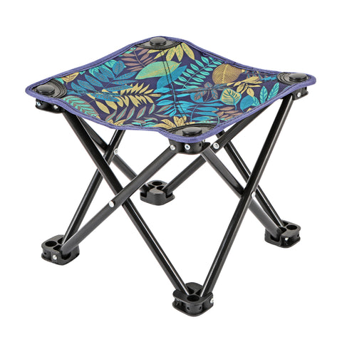 Yixoo Portable Folding Camping Stool Outdoor Camping Lightweight Small Chair for Fishing Hiking Gardening and Beach with Carry Bag