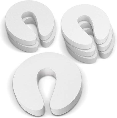 Yixoo 6pz Protector de pellizco para puertas Puertas a prueba de bebés Espuma extra suave, Diseño elegante, Seguridad para niños, Protectores de dedos de seguridad para bebés