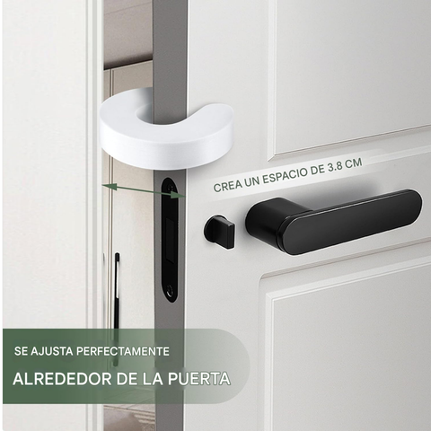 Yixoo 6pz Protector de pellizco para puertas Puertas a prueba de bebés Espuma extra suave, Diseño elegante, Seguridad para niños, Protectores de dedos de seguridad para bebés