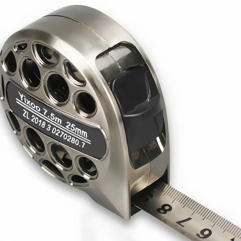 Yixoo 7.5-meter retractable professional metric stainless steel corrosion-resistant cable - metric precision for construction, DIY, engineering and high-strength measurement