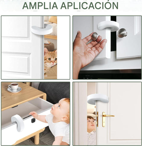 Yixoo 6pz Protector de pellizco para puertas Puertas a prueba de bebés Espuma extra suave, Diseño elegante, Seguridad para niños, Protectores de dedos de seguridad para bebés