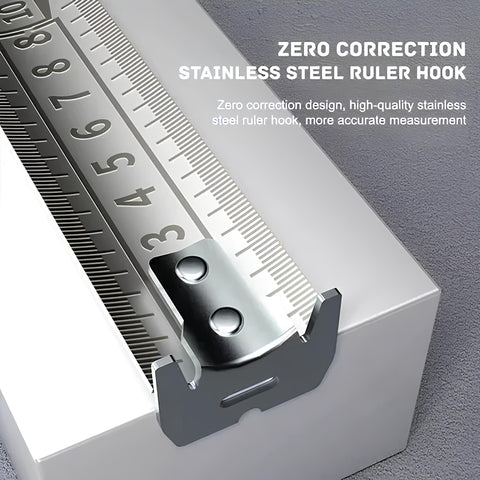 Yixoo 7.5-meter retractable professional metric stainless steel corrosion-resistant cable - metric precision for construction, DIY, engineering and high-strength measurement