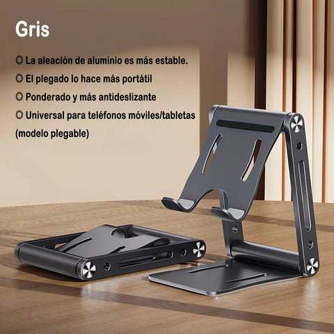 Yixoo Soporte Para Teléfono Celular De Metal Plegable Y Portátil