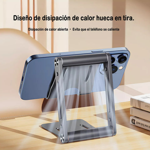 Yixoo Soporte Para Teléfono Celular De Metal Plegable Y Portátil
