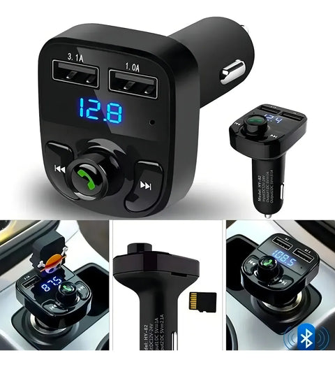 Fm Bluetooth Mp3 Usb Tf Wam Auto Charger Radio Transmitter