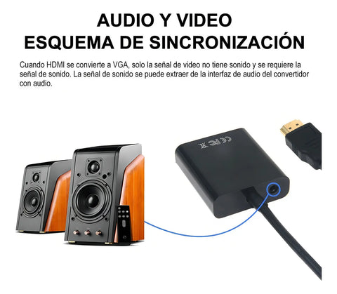 Yixoo 1080p hdmi-vga adapter 3.5mm audio cable
