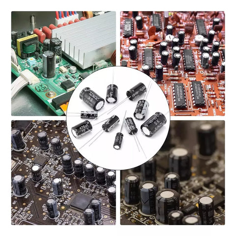 Yixoo Electrolytic Capacitor Kit 24 Values 500pcs 0.1-1000uf