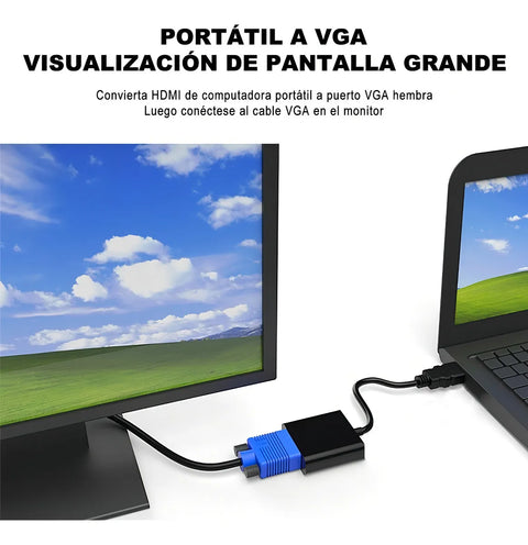 Yixoo 1080p hdmi-vga adapter 3.5mm audio cable