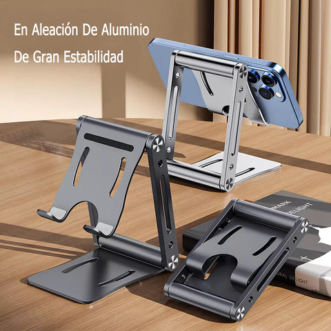 Yixoo Soporte Para Teléfono Celular De Metal Plegable Y Portátil