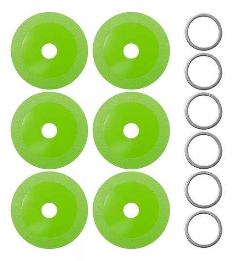 Yixoo 6-Piece Superfine Diamond Blade Glass Cutting Disc