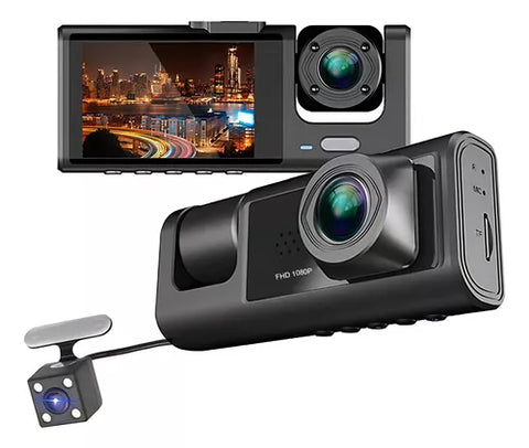 Yixoo 2-channel front and rear panel camera with bracket