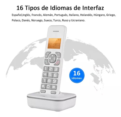 Yixoo D1102b Cordless Phone 127V - White