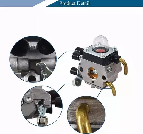 Yixoo Carburetor Kit for Stihl FS38 FS45 FS46 FS55 Brush Cutter Grass Trimmer Gardening Tools