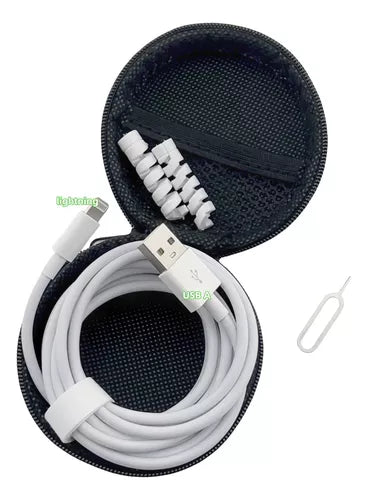 Yixoo 2m Cable For iPhone 5 6 7 8 X 12 13 14 iPad Fast Charging Set