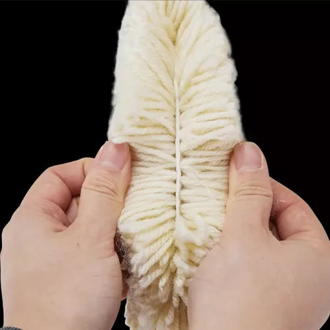 Yixoo Double-sided 100% wool tassel for polishing with a polisher