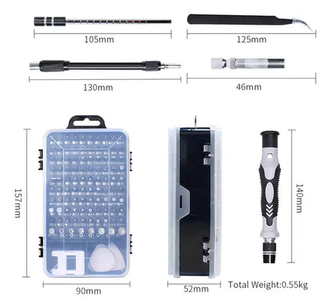 Yixoo Precision Screwdriver and Driver Set 115