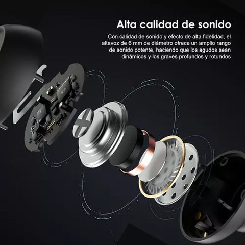 Yixoo XG-8 Black Wireless In-Ear Gaming Headset with LED Light