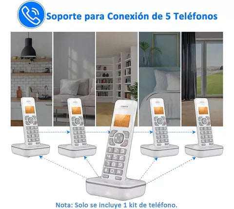 Yixoo D1102b Cordless Phone 127V - White