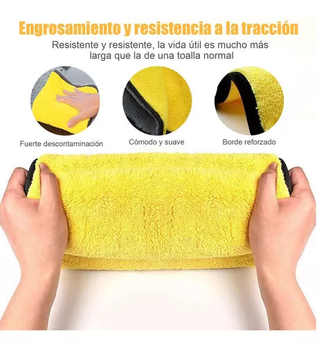 Yixoo 5 magic dry cloth with superfine towel 30x40cm