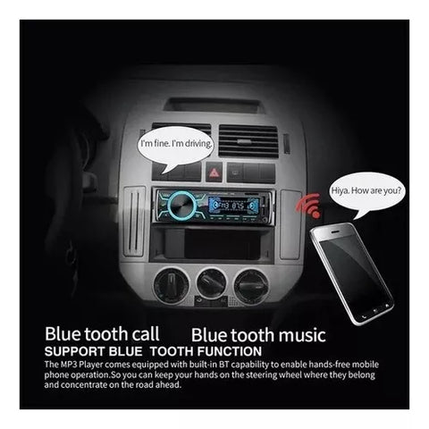 Yixoo Car Stereos MP3 Bluetooth Voice Assistant Fast Charging Screen
