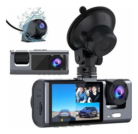 Yixoo 2-channel front and rear panel camera with bracket