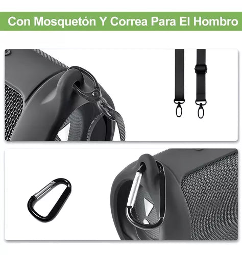 Yixoo Silicone Protective Case for JBL Charge 5 Speaker