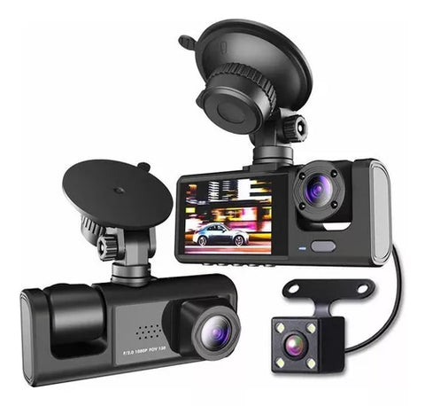 Yixoo 2-channel front and rear panel camera with bracket