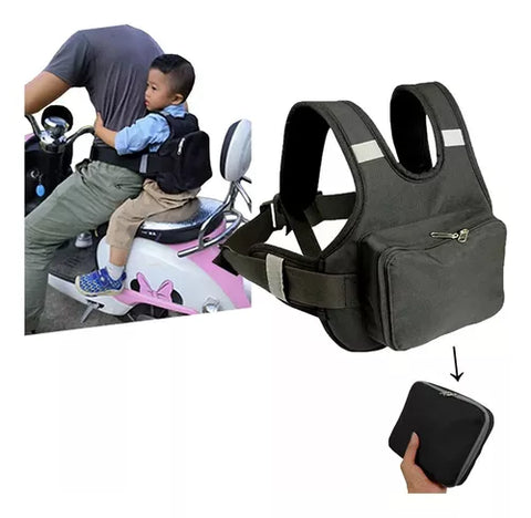 Yixoo Motorcycle Seat Belt for Children. Black