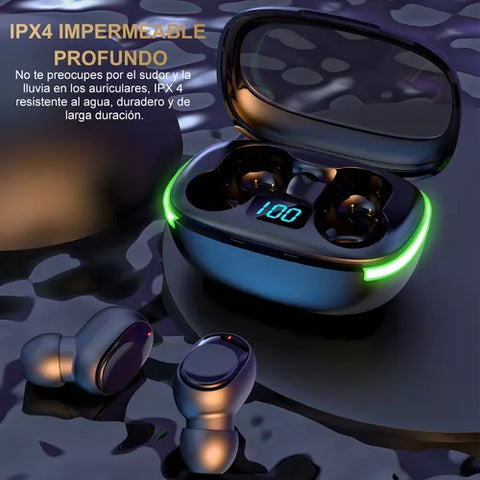 Yixoo Wireless Bluetooth Headphones with Wireless Charging Function BT3-0066 Black Avedistante