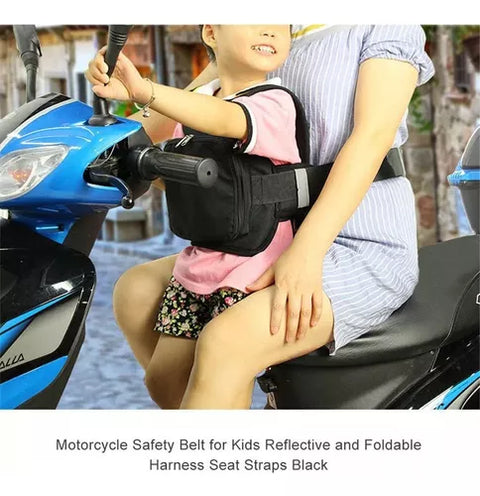 Yixoo Motorcycle Seat Belt for Children. Black