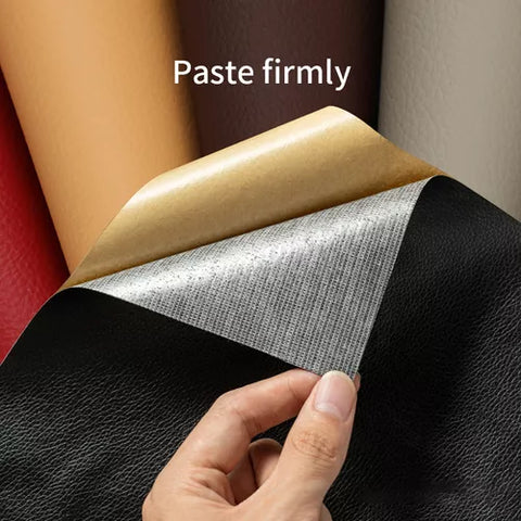 Yixoo Self-adhesive patch for vinyl and leather repair in black