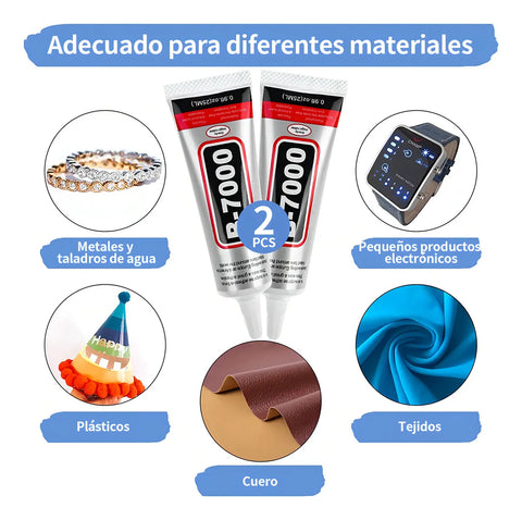 Yixoo 2 Pzas B7000 Adhesivo Touch Celular Multiusos 110ml