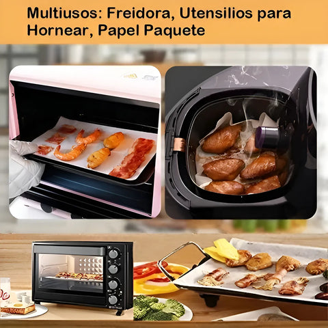 Yixoo Papel Para Hornear Alimentos Encerado 30cm X 20m, 2 Rollos