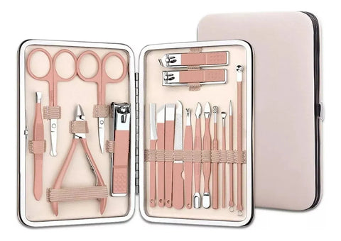 Yixoo Manicura Y Pedicura 24 En 1 Set Manicura Profesional