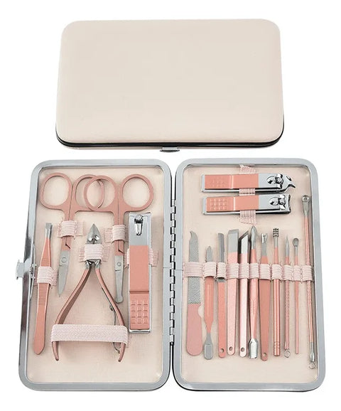 Yixoo Manicura Y Pedicura 24 En 1 Set Manicura Profesional