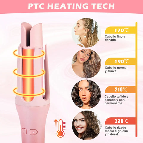 Yixoo Ferros Professional Automatic Hair Curler 32mm Fast Heating Hair Curler
