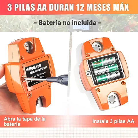 Yixoo Báscula industrial digital colgante Genérica Digital crane scales 300kg naranja x 1 cm