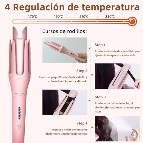 Yixoo Ferros Professional Automatic Hair Curler 32mm Fast Heating Hair Curler