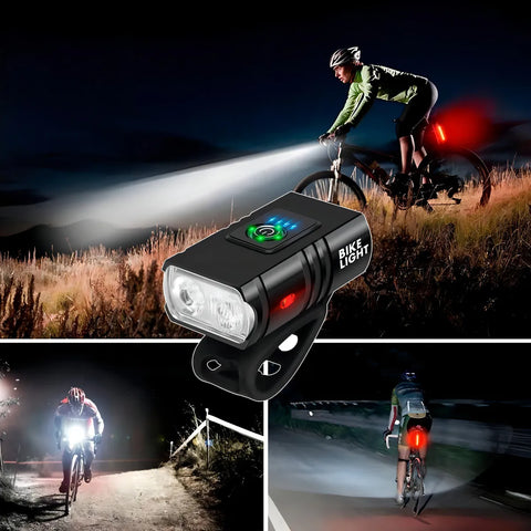 Yixoo Rechargeable Bicycle Emergency Headlight