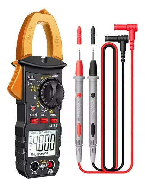 Yixoo Digital Clamp Meter, Aneng Digital Multimeter St180 Yellow Color