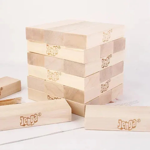 Yixoo Classic Wooden Block Jenga Game