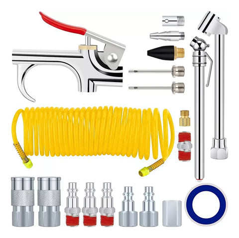 Yixoo Kit Accessories Kit Air Accessories 20 Pieces with Hose for Compressor