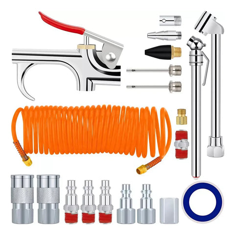 Yixoo Kit Accessories Kit Air Accessories 20 Pieces with Hose for Compressor