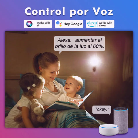 Yixoo 4 Intelligent RGBCW E27 9W 2.4G WiFi Multicolor LED Bulbs Compatible with Alexa, Google, and Siri