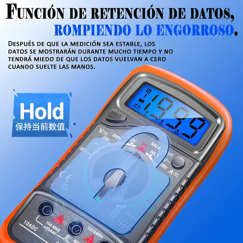 Yixoo Professional Digital Multimeter Xl830l Hand Current Meter