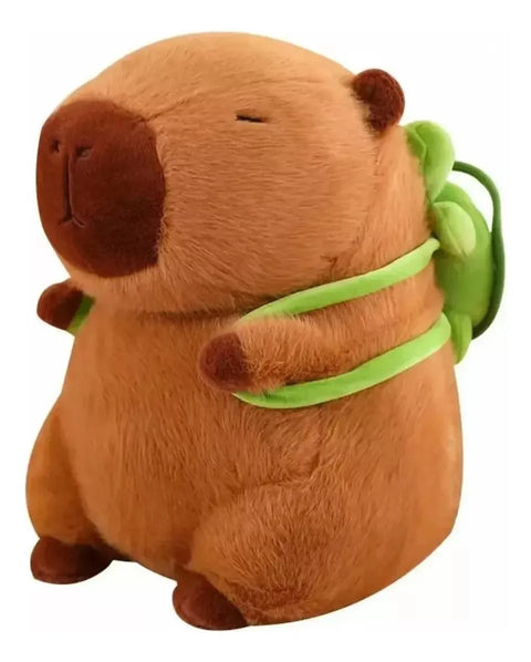 Yixoo 35 cm brown capybara plush toy, suitable for babies, a toy and a gift