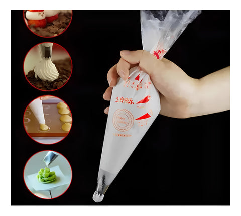 Yixoo 100 Disposable Pastry Bags 29cm X 16cm New