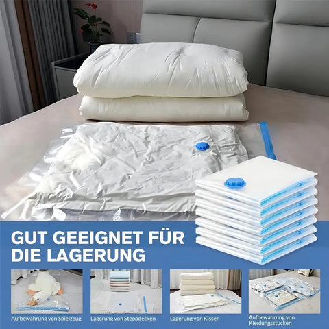 Yixoo Bolsas al Vacío 10 Unidades 100x80cm con Bomba Manual - Almacenamiento para Ropa, Bolsas de Guardado Grande，bolsas de almacenamiento，bolsas vacio，bolsas de vacio