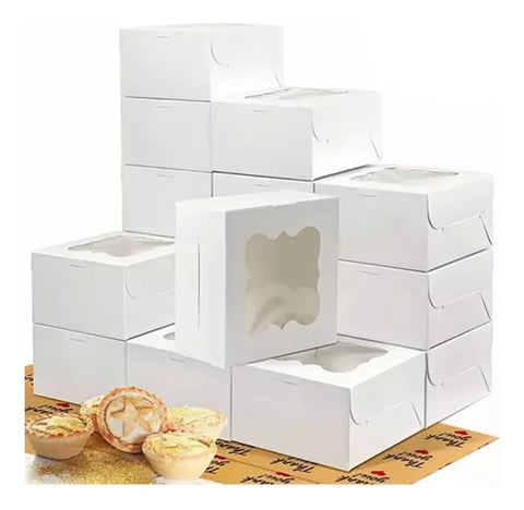 Yixoo White 30-Piece Mini Boxes with Window